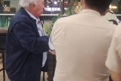 Danilo Carrera fue detenido en el aeropuerto.