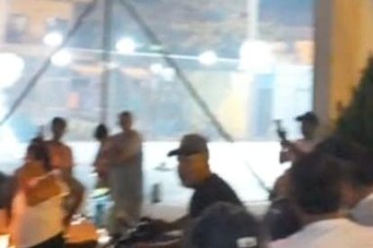 Hasta pirotecnia hubo en el velorio de Jefferson Emilio Santana López, alias 'el Moro'