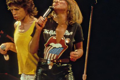 Tina Turner (c), en 1981 junto a The Rolling Stones. La 'reina del rock' falleció este 24 de mayo de 2023.