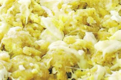 Con huevo, queso, verde