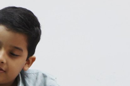 Bruno Banchón, un niño que representará a Ecuador en Estados Unidos.