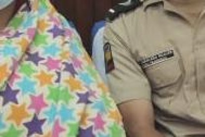 La pequeña estaba pálida cuando la encontraron.