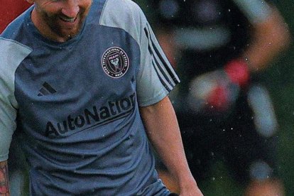 Lionel Messi ya realiza entrenamientos con el Inter de Miami.