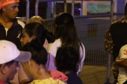 Familiares de reos de la Penitenciaría del Litoral.