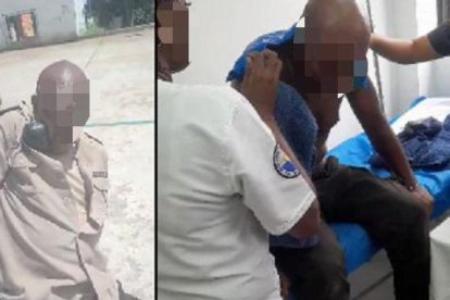 El uniformado ya está a salvo y en revisiones médicas