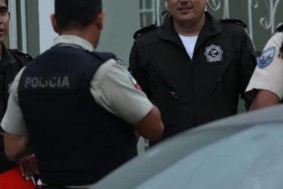 La Policía hizo las detenciones en una casa de la ciudadela Huancavila Norte, en Guayaquil.