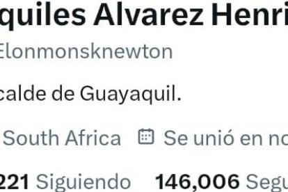 La cuenta del alcalde, al parecer, ha sido hackeada.