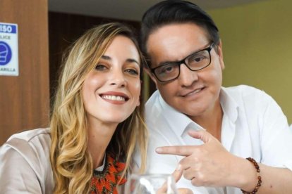 Andrea González y Fernando Villavicencio.