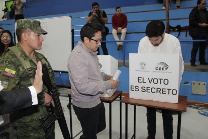 La mayoría de ecuatorianos votará en el recinto donde sufragó en febrero de este año.