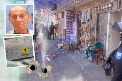 El adulto mayor fue auxiliado por ciudadanos que se encontraban cerca del sitio del atentado.