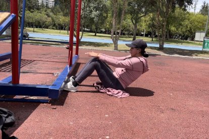 Los usuarios del parque de La Carolina han tenido que cambiar sus horarios para sentirse más seguros en sus visitas.