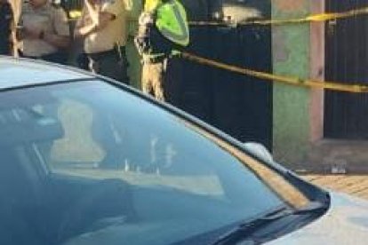 Personal de la unidad preventiva e investigativa acordonó el lugar del suceso.