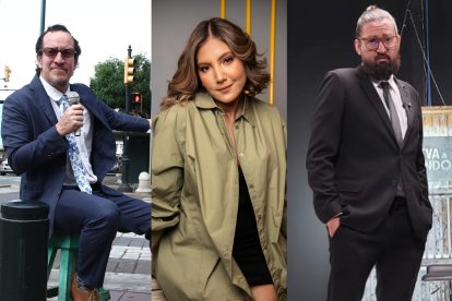 Andrés Crespo, Gigi Mieles y Jalal Dubois.