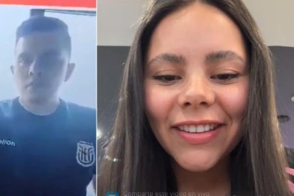 Juan Francisco Rueda y Romina Riera son pareja