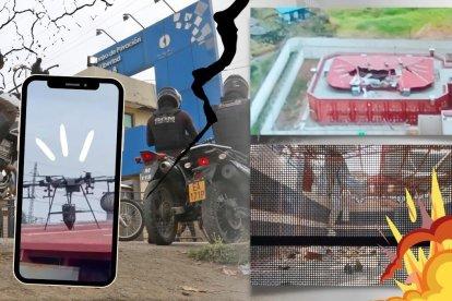 La Roca forma parte de este complejo carcelario ubicado en la vía a Daule. Policías, militares y agentes penitenciarios se mantuvieron  atentos a la novedad.