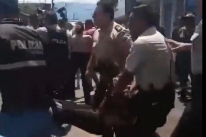 El 20 de septiembre de 2023, el ECU 911 alerta a agentes policiales de que en una vivienda se habría cometido un delito.