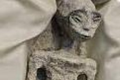 La supuestas momias de Nazca son hechas de goma y elementos vegetales.