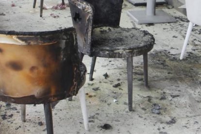 Así quedaron los bienes del restaurante de Benny Colonico.