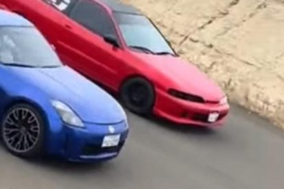 Varios videos de carreras han circulado en redes sociales.
