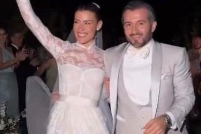 Michelle Salas se casó con Danilo Díaz.