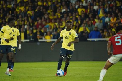 Moisés Caicedo fue titular en los dos partidos que Ecuador tuvo en la tercera y cuarta fecha de las eliminatorias al Mundial del 2026.