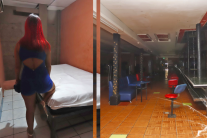 Con las luces apagadas, sin clientes, sin chicas ni ‘bielas’. Las extorsiones hacen que los chongos cierren puertas. Al no tener un local donde asistir, Valentina ha tomado la decisión de buscar sus clientes en la calle.