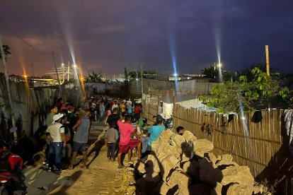 El crimen de dos amigos ocurrió en el sector Santa Catalina de La Libertad.