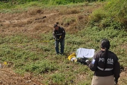 Allí encontraron el cadáver.