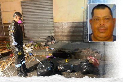 El cuerpo de José Chase fue dividido en partes y metido en sacos y fundas.