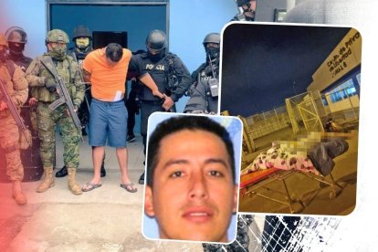 El cuerpo de Freddy Anchundia Loor fue hallado a las 17:45 del miércoles. Falleció 15 minutos después. Tenía un surco en el cuello.