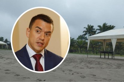 A este predio al pie de la playa ingresaron los invasores.