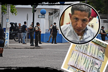 El comando de Policía de El Oro fue resguardado por más uniformados tras alertas, luego de la detención de alias Mito.