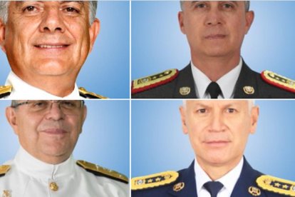 Jaime Patricio Vela Erazo, Edwin Adaty, Miguel Córdova y Daimán Calderón