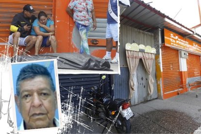 Los restos de Jaime Vélez Larrosa fueron velados en su domicilio en la parroquía Pascuales.