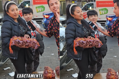 La ecuatoriana se hizo viral por vender cangrejos en Nueva York.