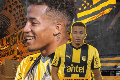 Byron Castillo nuevo jugador de Peñarol de Uruguay.