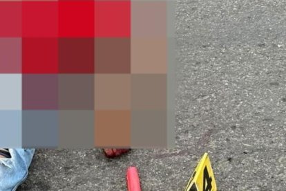 El terrorista abatido, en imágenes compartidas por la Policía.