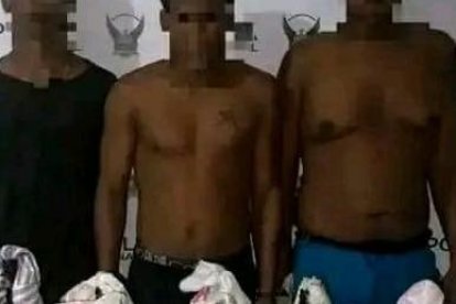 Entre los detenidos en Esmeraldas hay un menor de edad, dijo la Policía.