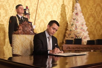 Daniel Noboa envió un nuevo proyecto de ley a la Asamblea.