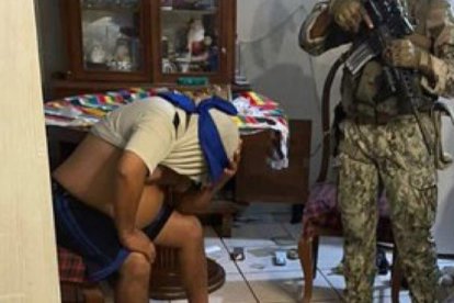 Imagen compartida por las Fuerzas Armadas en torno a la captura de alias Orejas.