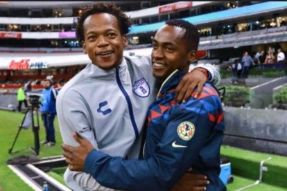 Romario y Renato Ibarra, cuando estaban en el fútbol mexicano.