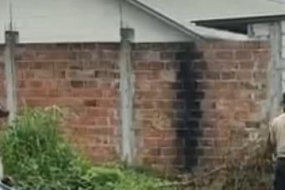 Miembros de la Policía Nacional levantaron el cadáver