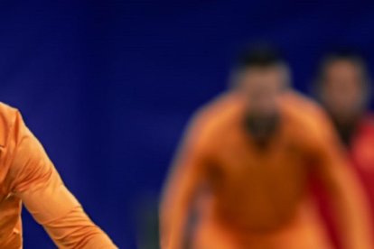 Mientras el problema legal sigue en Barcelona, el equipo está de pretemporada en EE.UU. Dixon Arroyo en pleno trabajo.