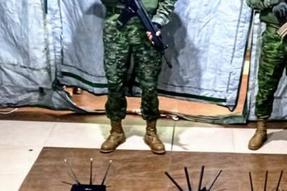 Las evidencias fueron entregadas a la Policía Nacional.