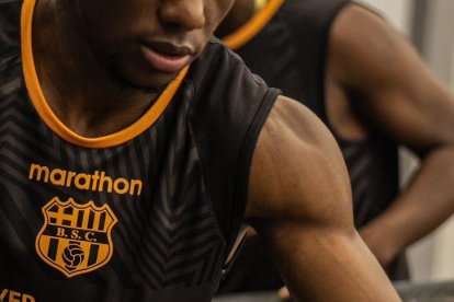 Los jugadores de Barcelona se preparan para el inicio de la LigaPro, el 16 de febrero de 2024.