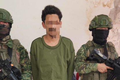 Las Fuerzas Armadas capturaron a alias Rajan.