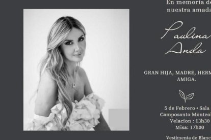 Paulina Anda fue reconocida internacionalmente por su aporte a la industria de la moda.