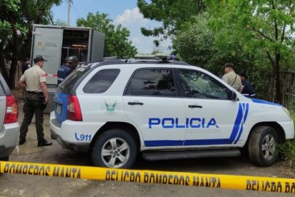 La Policía llegó al sitio, en Jaramijó.