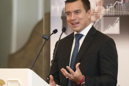 El Presidente, Daniel Noboa, insiste en el aumento del IVA para financiar la guerra contra el terrorismo.