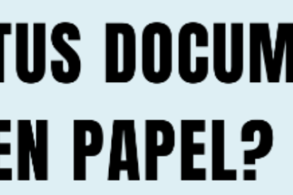 Descubre cómo organizar tus documentos en papel.
